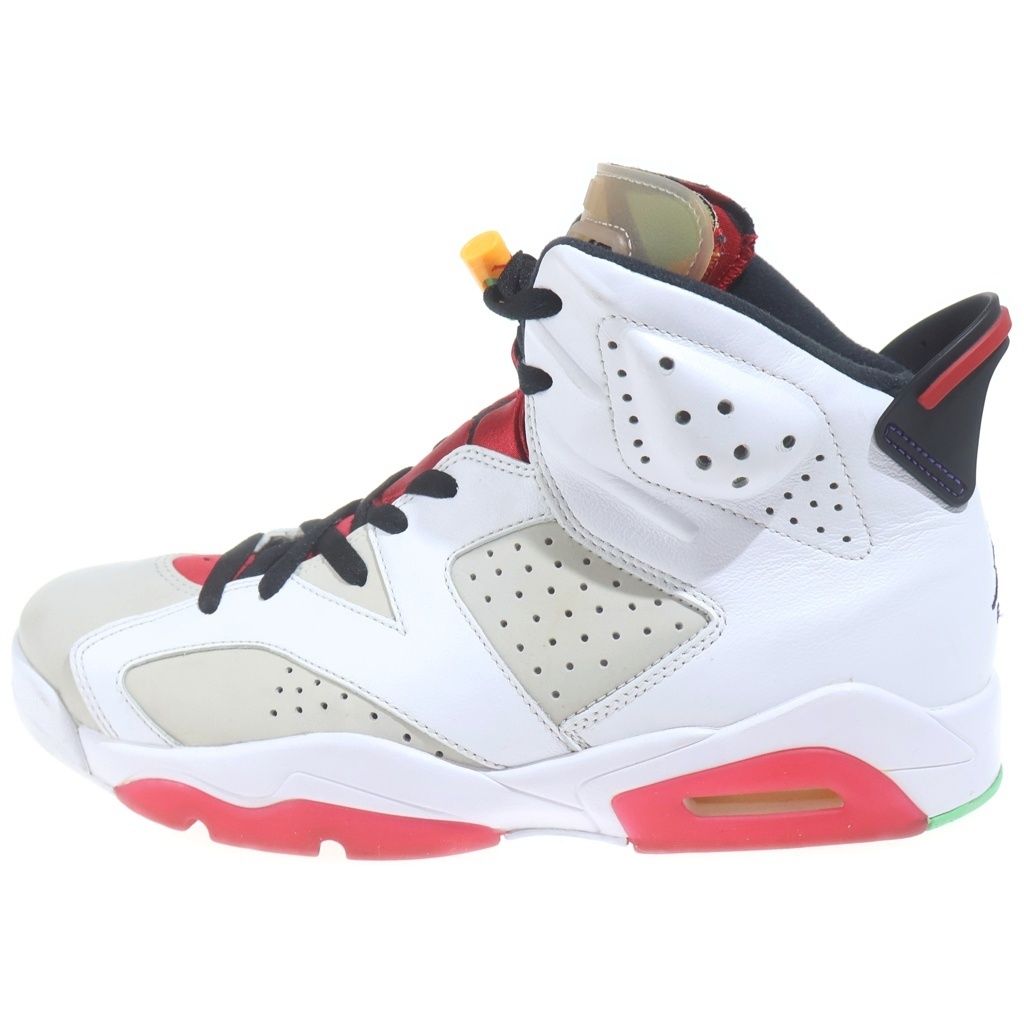 NIKE (ナイキ) AIR JORDAN 6 RETRO NEUTRAL GREY/HARE CT8529-062 エアジョーダン6 ハイカットスニーカー レッド/グレー/ホワイト US8.5/26.5cm