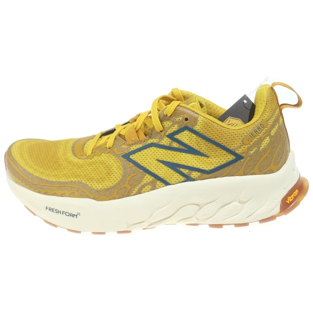 New Balance (ニューバランス) MTHIERF8 FRESH FOAM X HIERRO V8 フレッシュフォーム エックス ローカットスニーカー イエロー US9.5/27.5cm