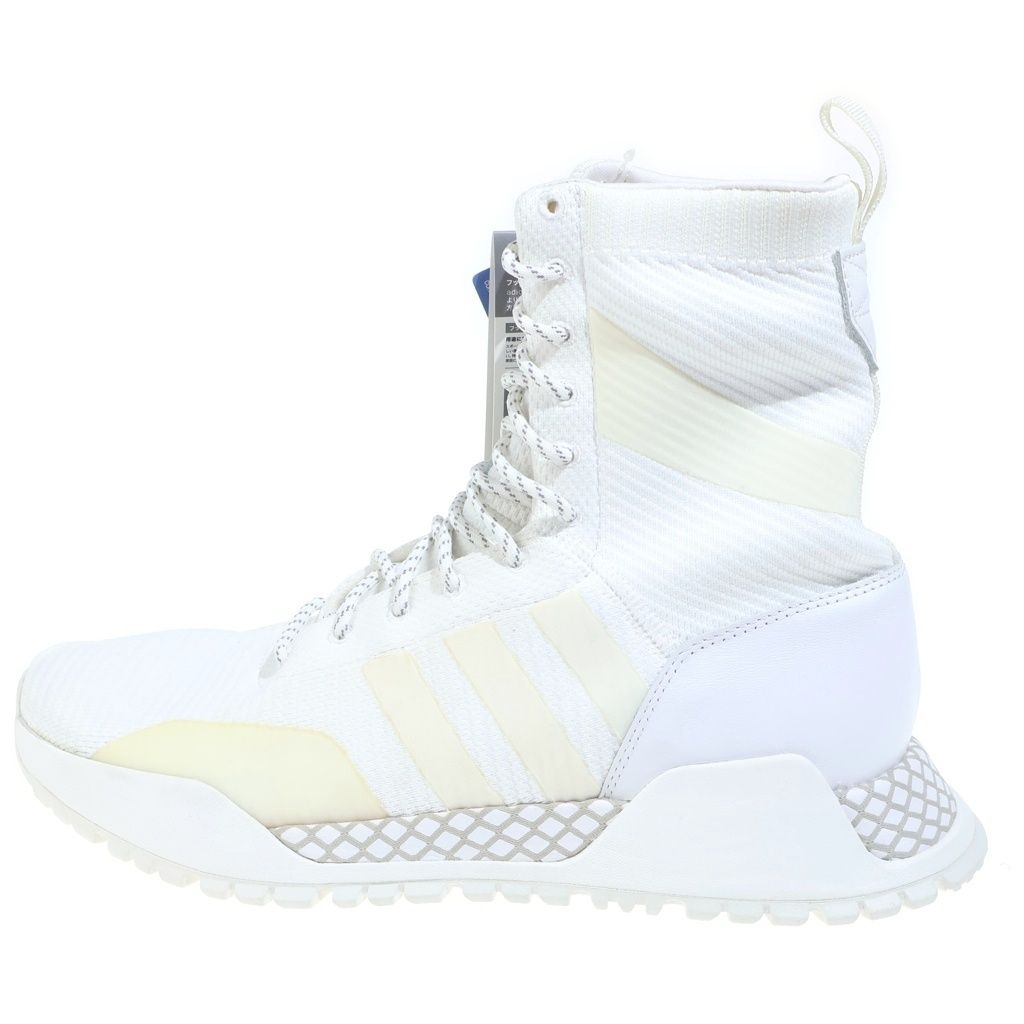 adidas (アディダス) H.F/1.3 PK H.F1.3K BY3007 レースアップ ハイカット スニーカー ホワイト US10/28cm