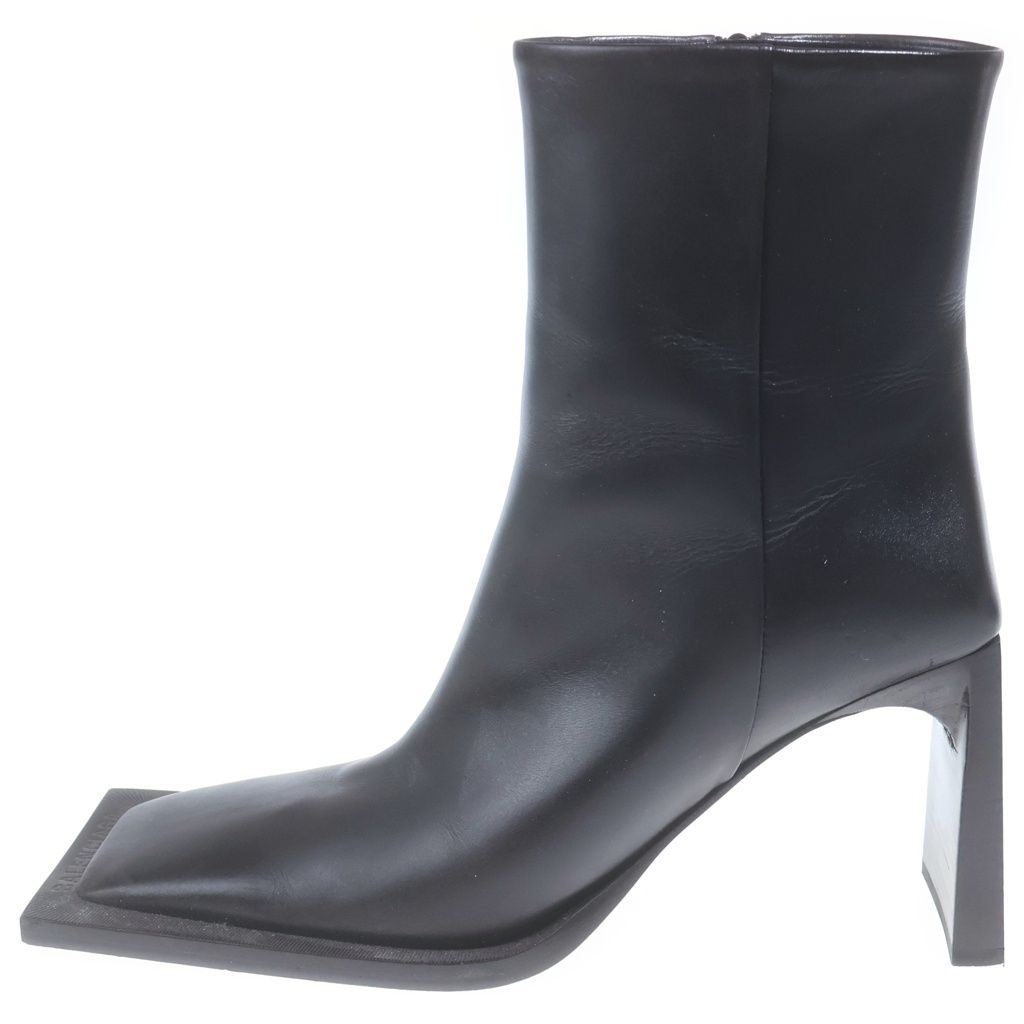 BALENCIAGA 20aw スクエアトゥ ブーツ BALENCIAGA (バレンシアガ) 20AW Flat 90mm ブーティ 636632 スクエア