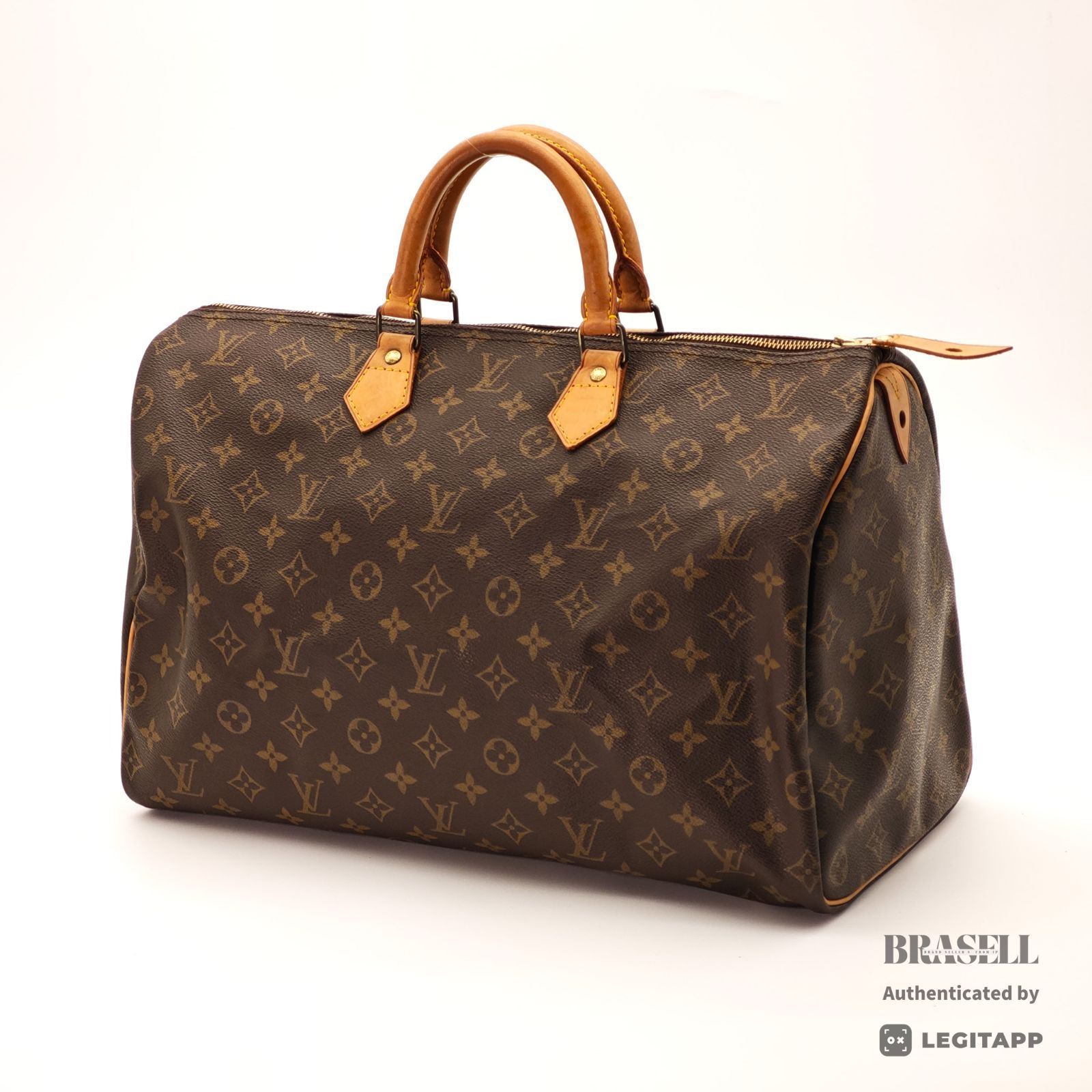 LOUIS VUITTON モノグラム スピーディー40 M41522 バッグ ハンドバッグ ミニボストンバッグ 横長 ブラウン レディース