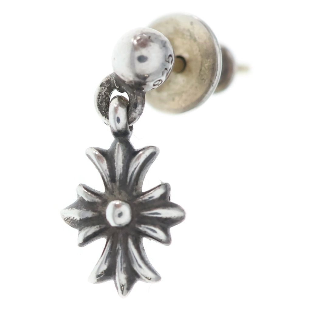 CHROME HEARTS (クロムハーツ) TNY E CH PLS タイニーE CHプラス ドロップピアス シルバー BCA119
