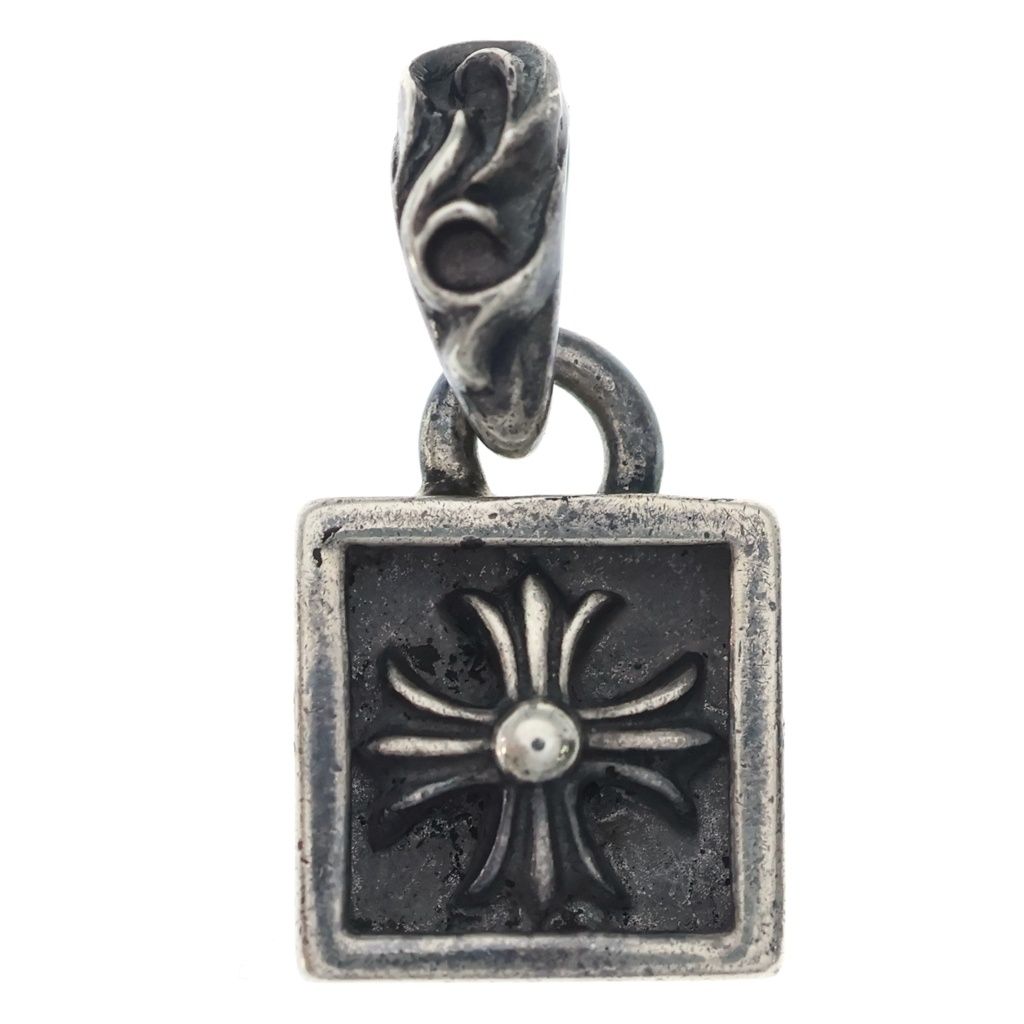 CHROME HEARTS (クロムハーツ) FRAMED CH PLUS フレームドCHプラス チャーム ペンダントトップ シルバー BCA271