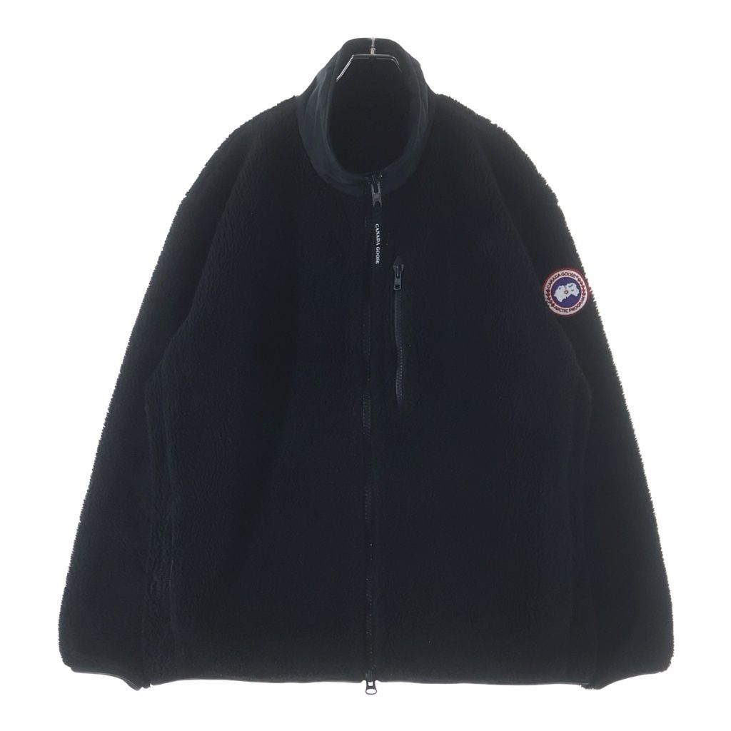 CANADA GOOSE (カナダグース) Kelowna Fleece Jacket ジップアップ ボア フリースジャケット ブラック 3220800009