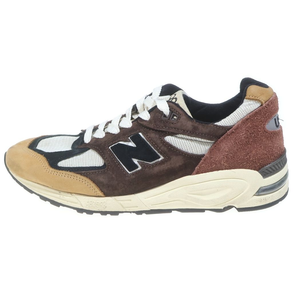 New Balance (ニューバランス) M990BB2 USA製 スエード メッシュ ローカットスニーカー ブラウン US10/28cm M990BB2