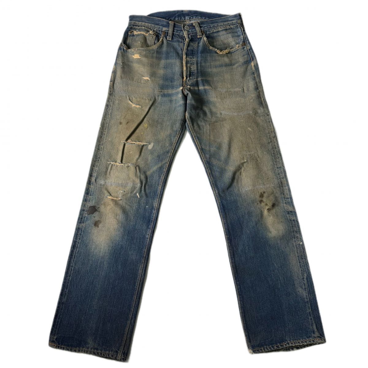 Levi's 1960s 501 ビックE 刻印4 Vステッチ ヴィンテージ デニムパンツ