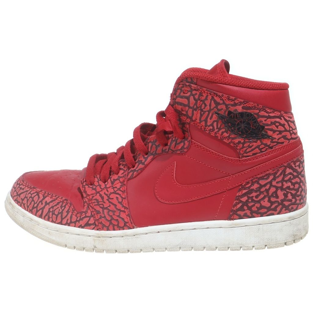 NIKE (ナイキ) AIR JORDAN 1 RETRO HIGH Red Elephant Print Safari 839115-600 エアジョーダン レトロ レッド ハイカットスニーカー レッド US10.5/28.5cm