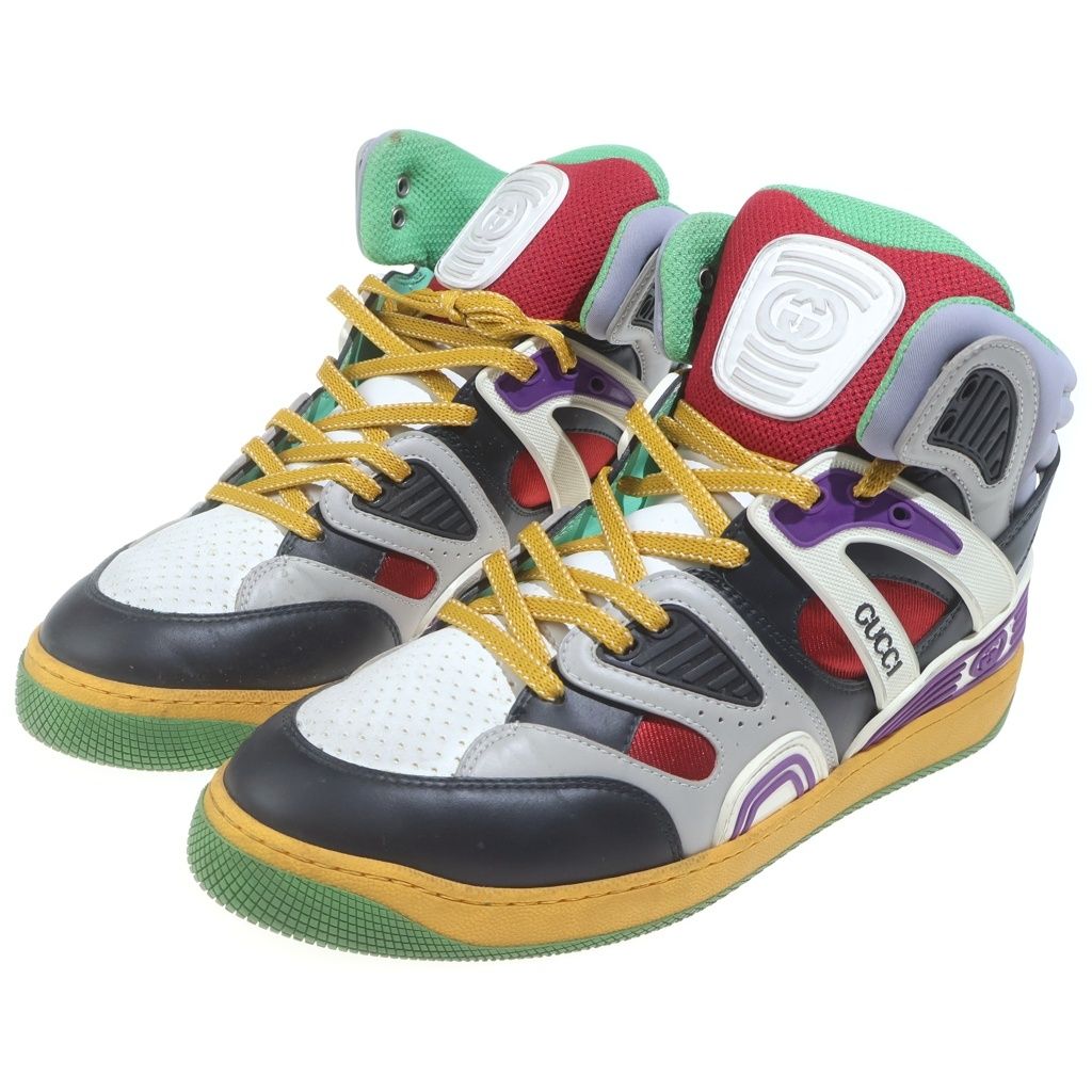 GUCCI (グッチ) BASKET バスケット インターロッキングG ハイカット