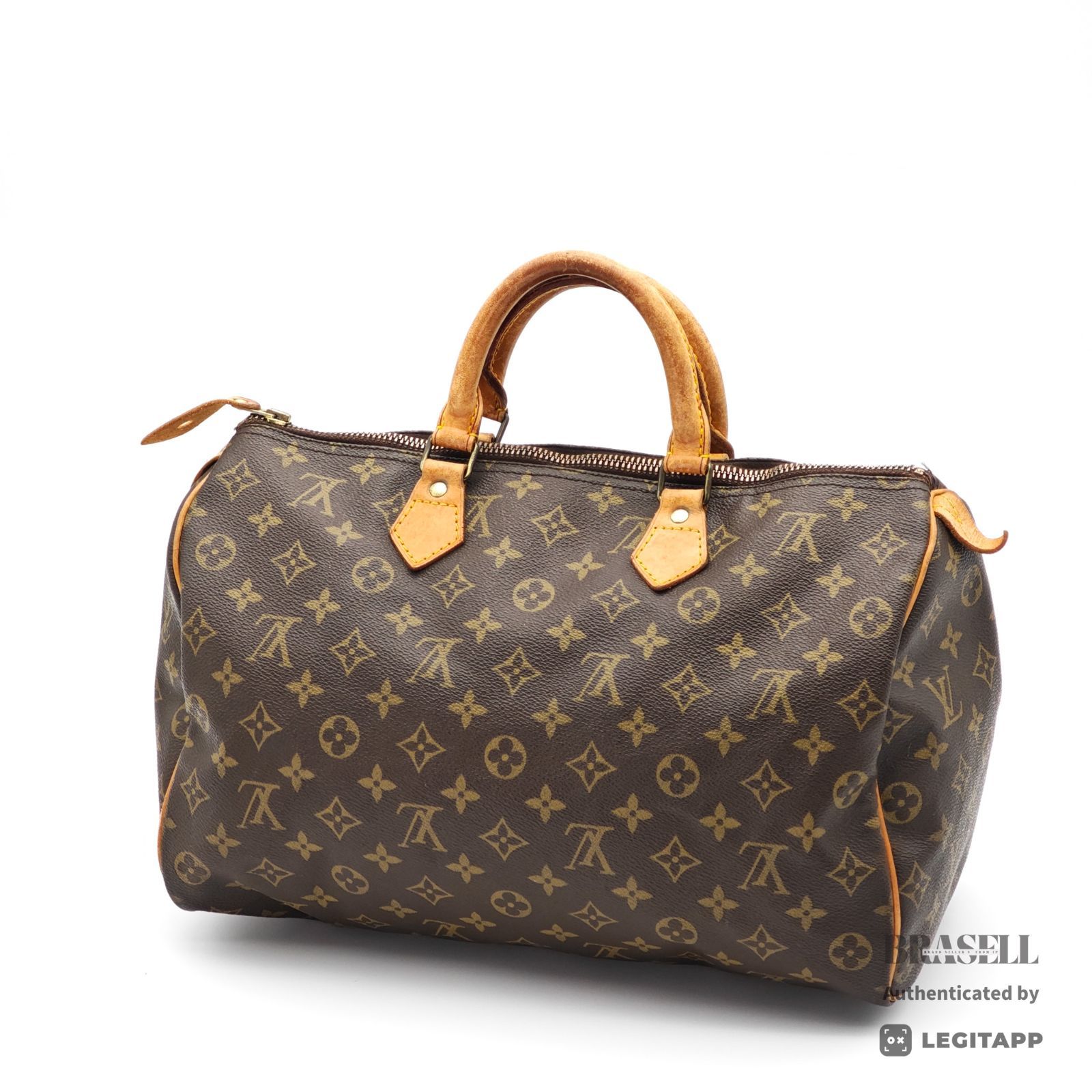 LOUIS VUITTON スピーディ35 M41524 バッグ ハンドバッグ ミニボストンバッグ 横長 大きめ ブラウン レディース