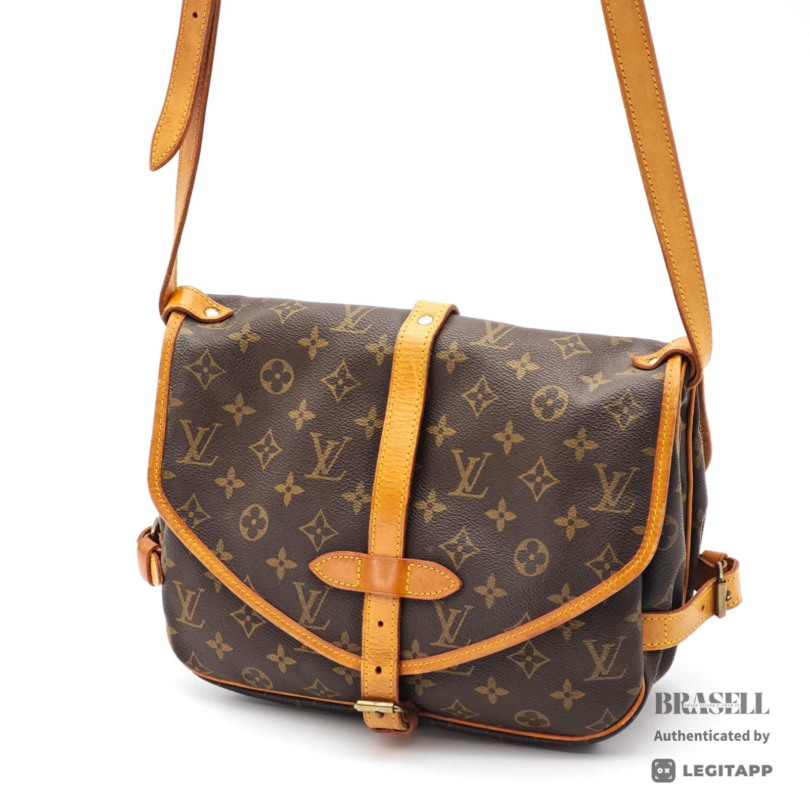 LOUIS VUITTON ソミュール30 M42256 バッグ ショルダーバッグ フラップバッグ ブラウン レディース 43,794円