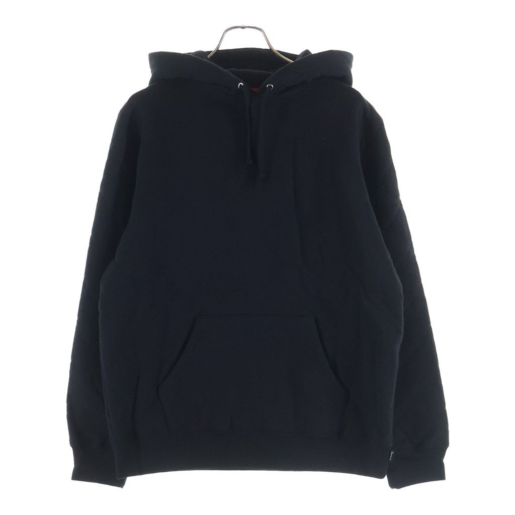 SUPREME (シュプリーム) 18AW Quilted Hooded Sweatshirt クウィルティド プルオーバーパーカー ブラック