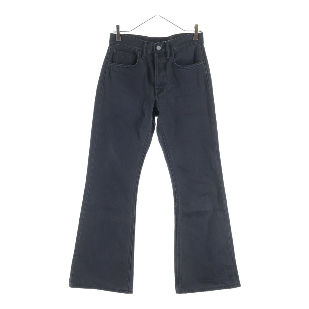 Acne Studios (アクネ ストゥディオズ) 1992M Slim-Fit Bootcut Jeans スリムフィットブーツカットジーンズ デニムパンツ ブラック B00306