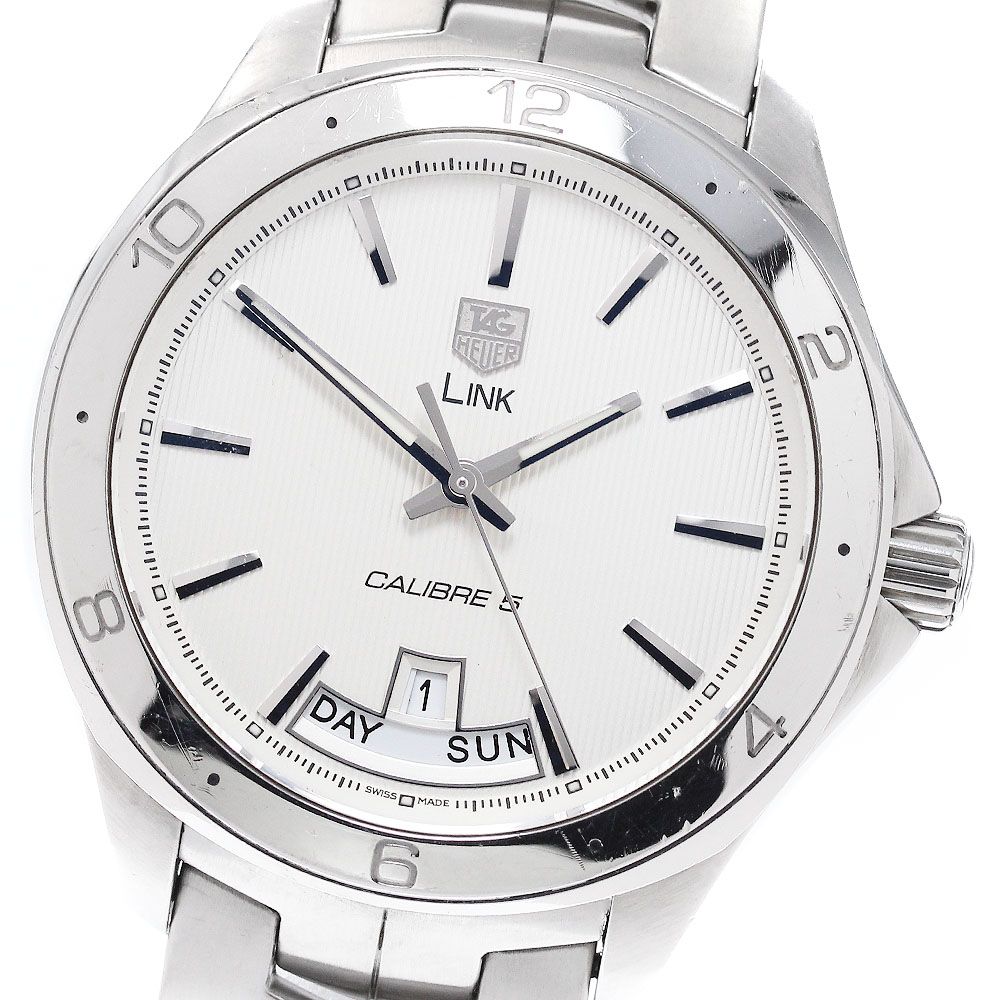 タグホイヤー TAG HEUER WAT2011 リンク デイデイト 自動巻き メンズ _965570