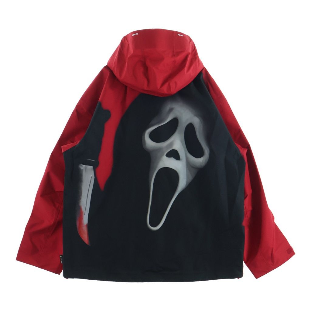 SUPREME (シュプリーム) 26SS Gore-Tex Ghostface Shell Jacket Red ゴアテックス ゴーストフェイス バックグラフィックプリント ジップアップ シェルジャケット レッド