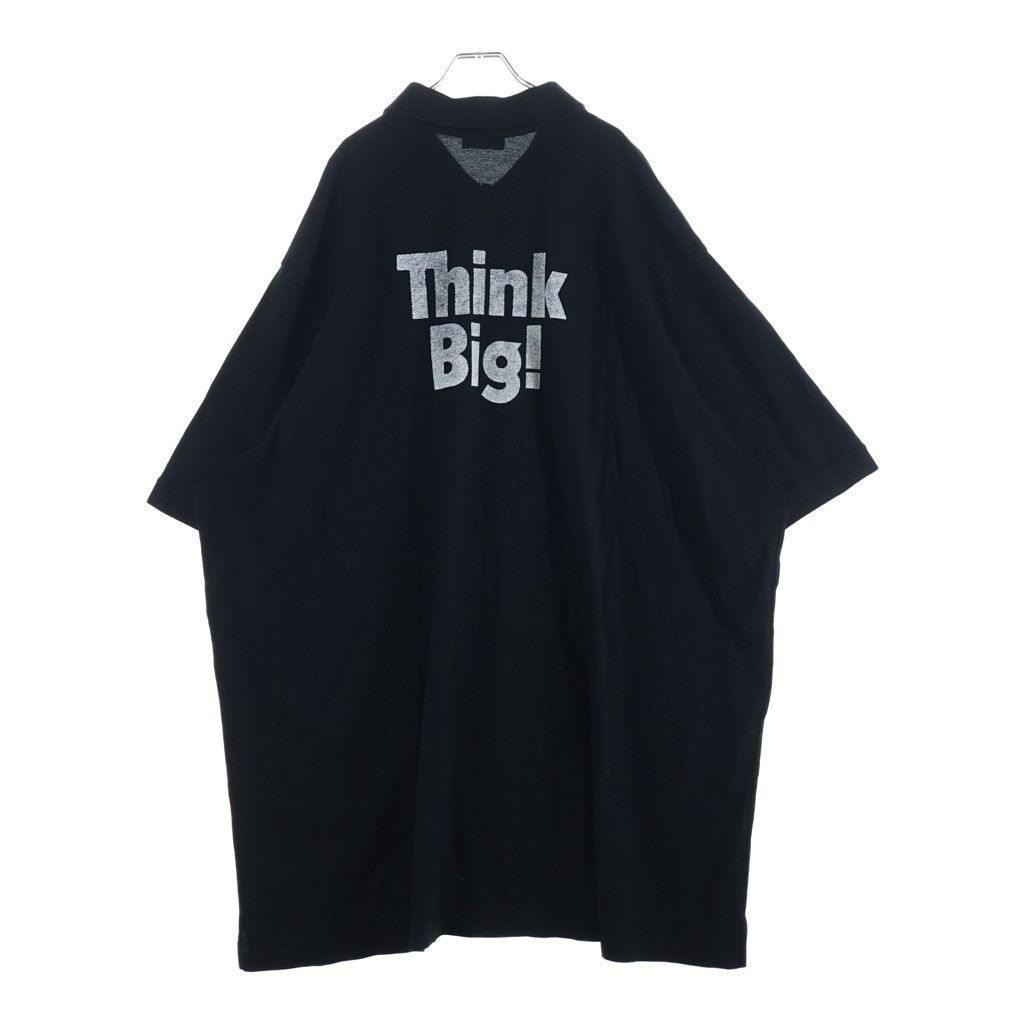 BALENCIAGA (バレンシアガ) 18SS OVERSIZED POLO オーバーサイズ 半袖ポロシャツ ワンピース ブラック 507389 TYK56