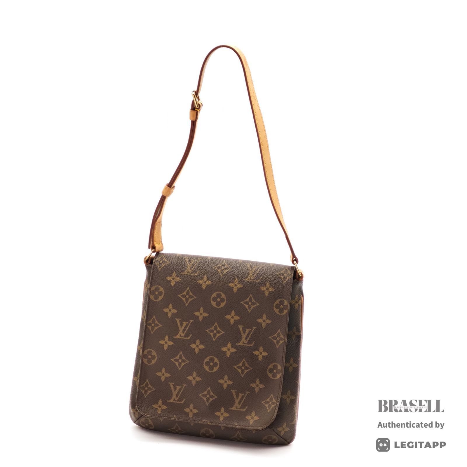 LOUIS VUITTON ミュゼットサルサ M51258 バッグ ショルダーバッグ ブラウン レディース