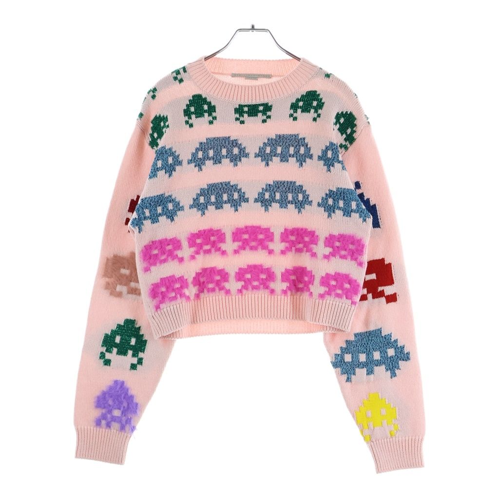 STELLA McCARTNEY (ステラマッカートニー) インベーダー柄 長袖ニット