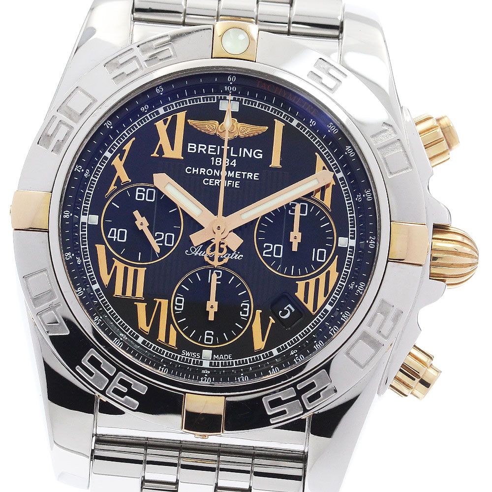 ブライトリング BREITLING IB0110 クロノマット44 ビコロ クロノグラフ 自動巻き メンズ 良品 _962864