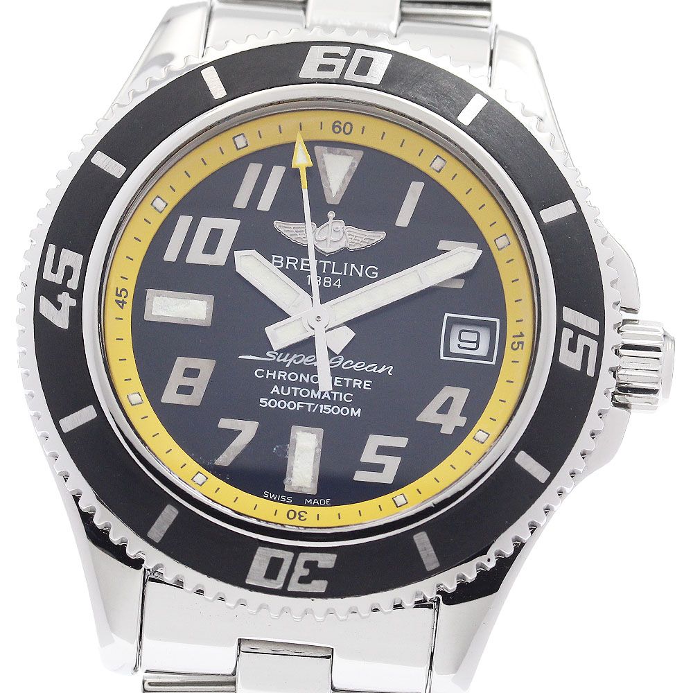 ブライトリング BREITLING A17364 スーパーオーシャン42 デイト 自動巻き メンズ _945791