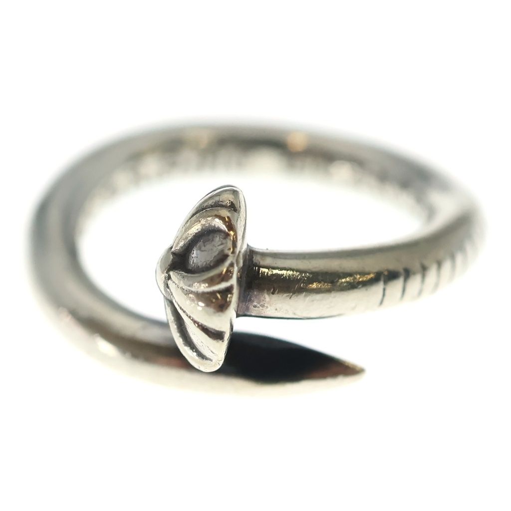 CHROME HEARTS (クロムハーツ) NAIL CRSBALL ネイル クロスボール リング シルバー BCA349