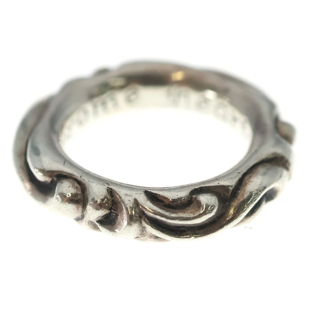 CHROME HEARTS (クロムハーツ) SCRL BAND スクロールバンド リング シルバー BCA351