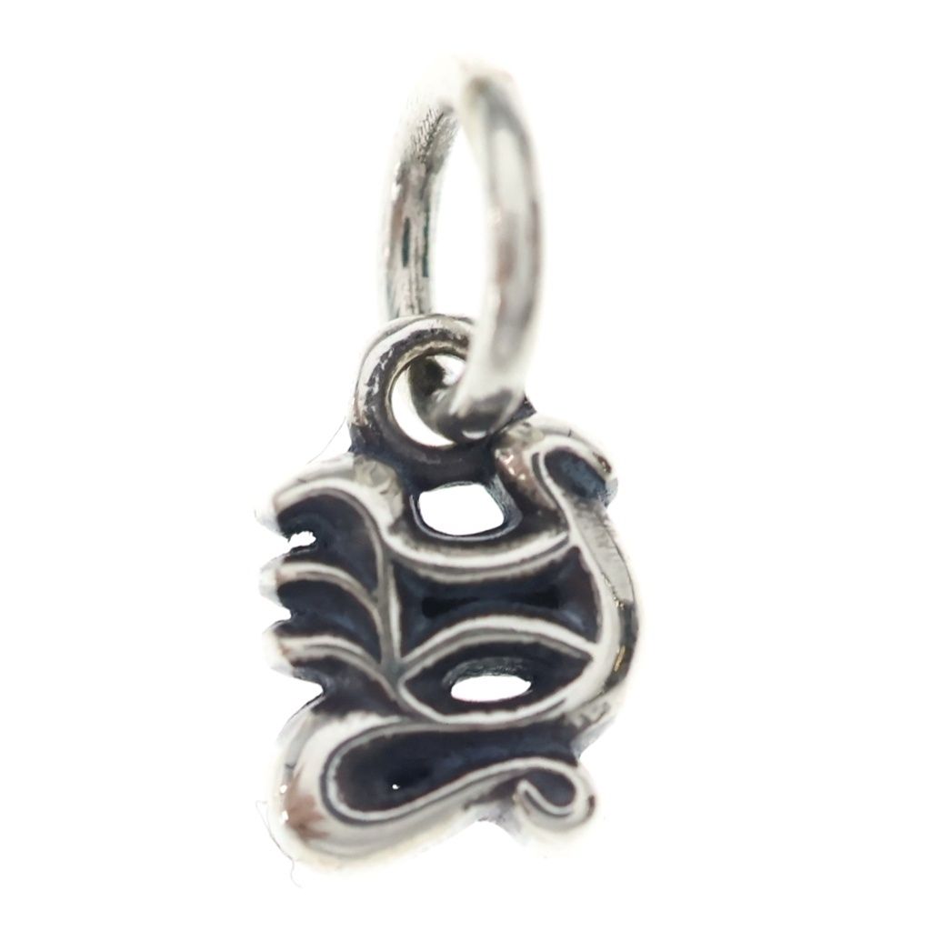 CHROME HEARTS (クロムハーツ) STACK ALPHABET アルファベットスタックチャーム Yイニシャル シルバーネックレストップ
