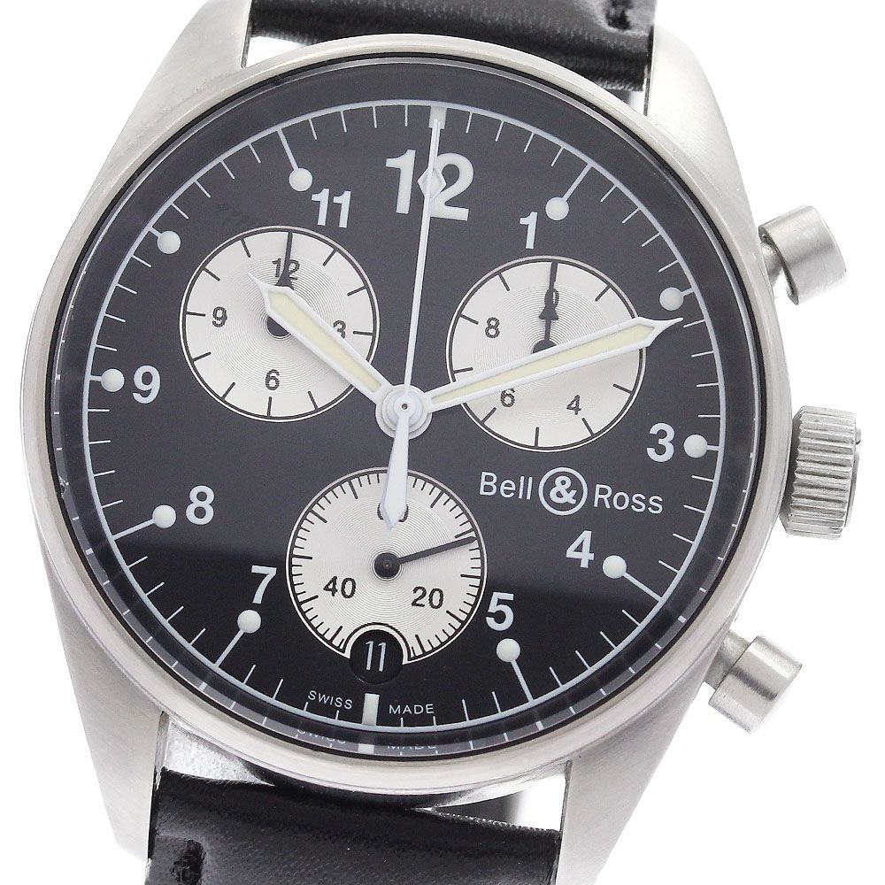 ベル＆ロス Bell＆Ross ヴィンテージ 120 クロノグラフ クォーツ メンズ 保証書付き_963270 ベル＆ロス Bell＆Ross ヴィンテージ 120 クロノグラフ クォーツ