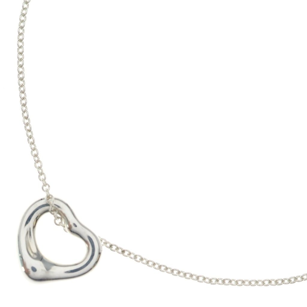 TIFFANY & Co. (ティファニー) オープンハート ネックレス シルバー