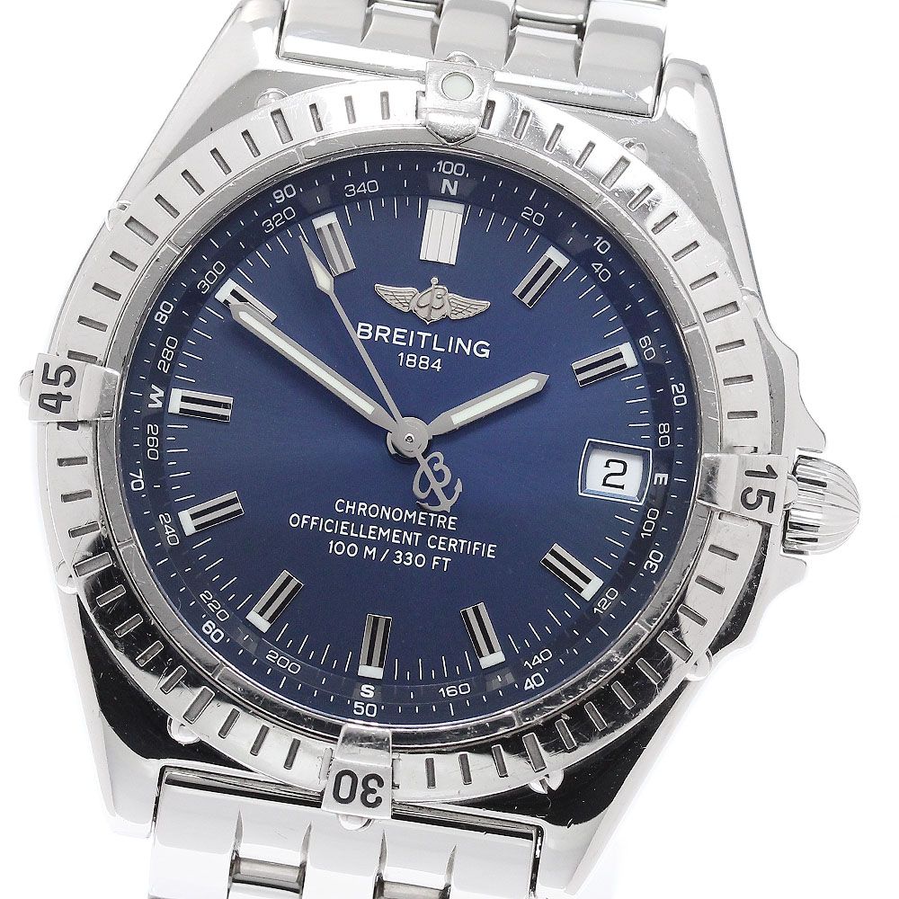 ブライトリング BREITLING A10350 ウィングス デイト 自動巻き メンズ _961460
