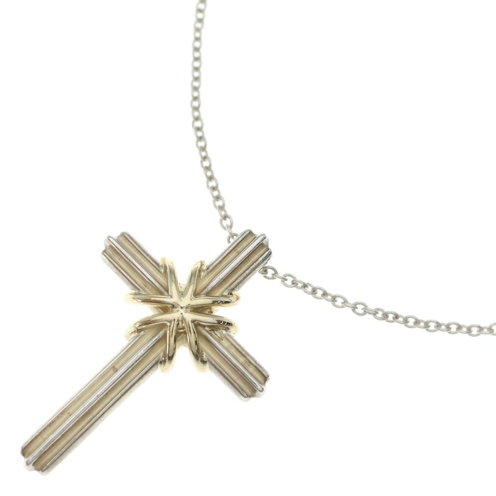 TIFFANY & Co. (ティファニー) シグネチャークロス ネックレス ペンダント チェーン シルバー 925×750