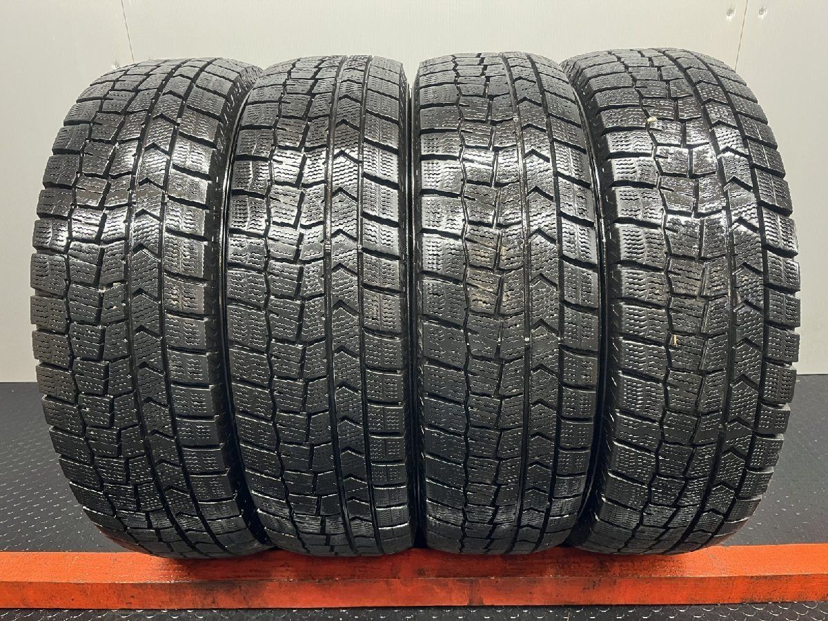 DUNLOP WINTER MAXX WM02 175/70R14 14インチ スタッドレス 4本 24年製 バリ溝 フィット キューブ ポルテ シエンタ ヤリス等　(STZ308)