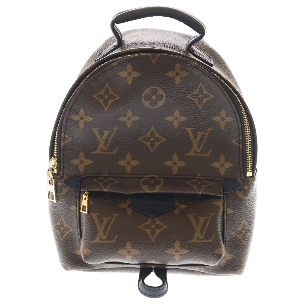 LOUIS VUITTON (ルイヴィトン) パームスプリングス バックパック MINI モノグラム PVC レザー リュックサック ブラウン M44873