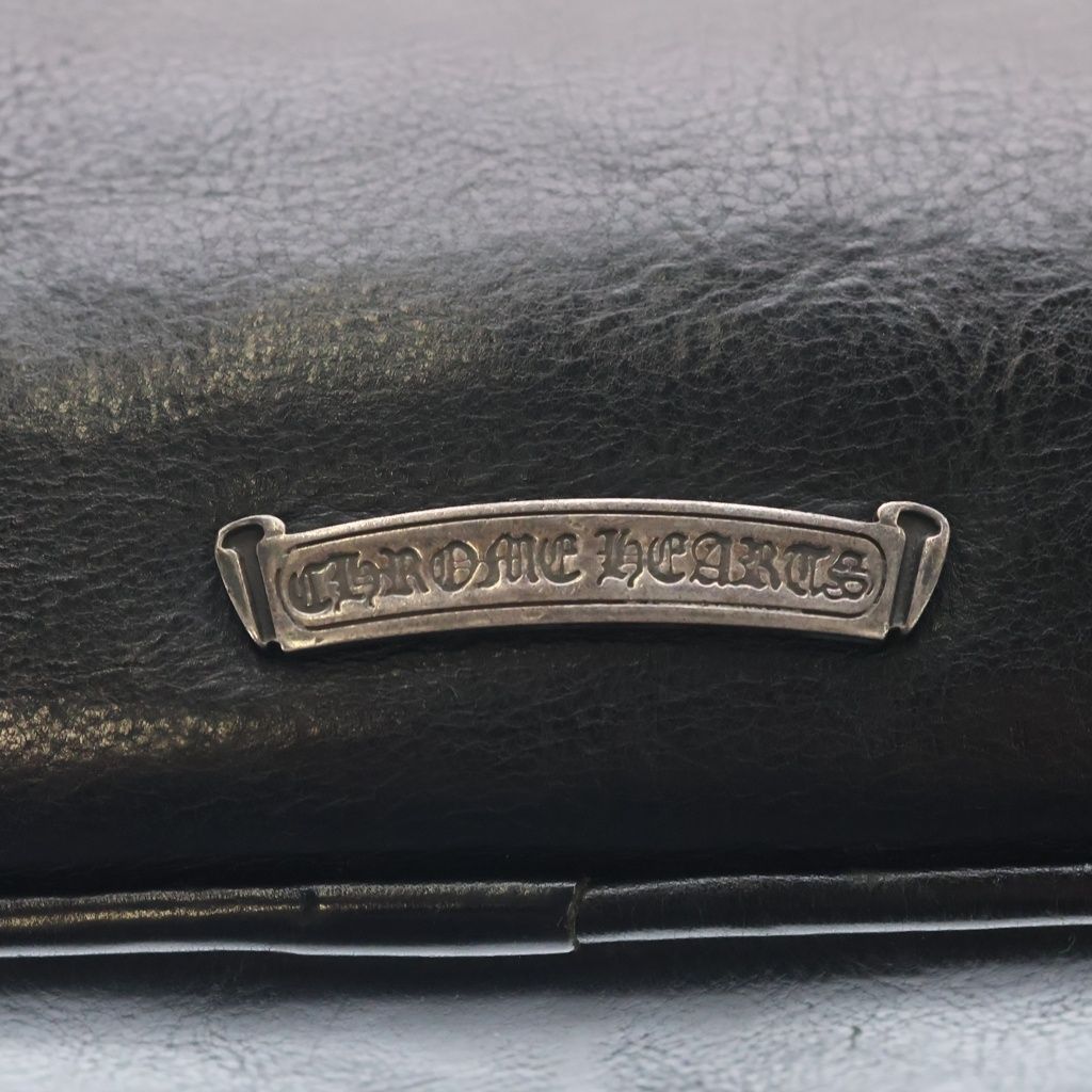 CHROME HEARTS (クロムハーツ) OLD GYM SM ジムバッグ レザークロス