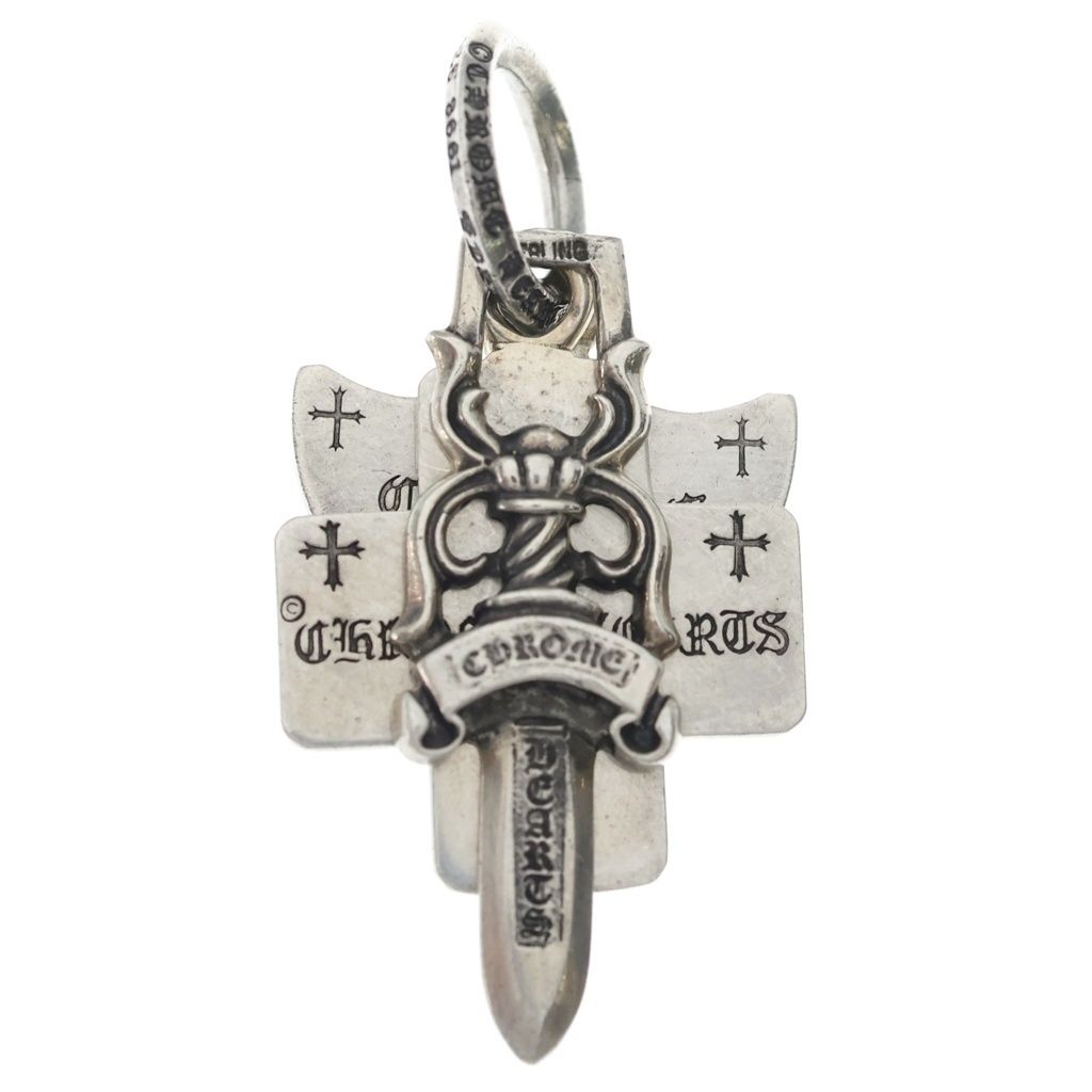 CHROME HEARTS (クロムハーツ) 3TRINKETS With Oring 3トリンケッツ オーリング ネックレス ペンダントトップ シルバー