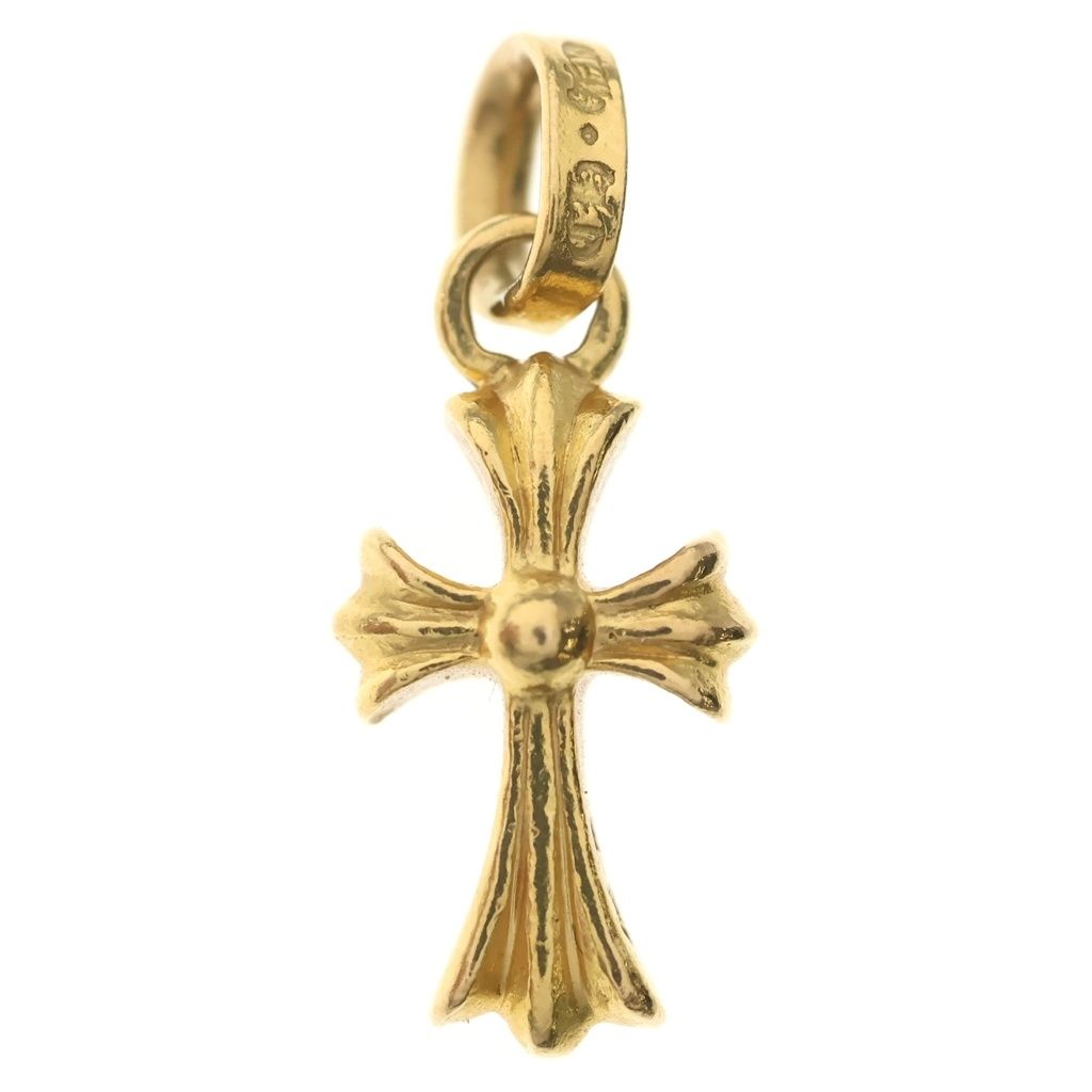 CHROME HEARTS (クロムハーツ) 22K CRS BBYFAT ベイビーファットクロス ペンダントトップ ゴールドBCA037