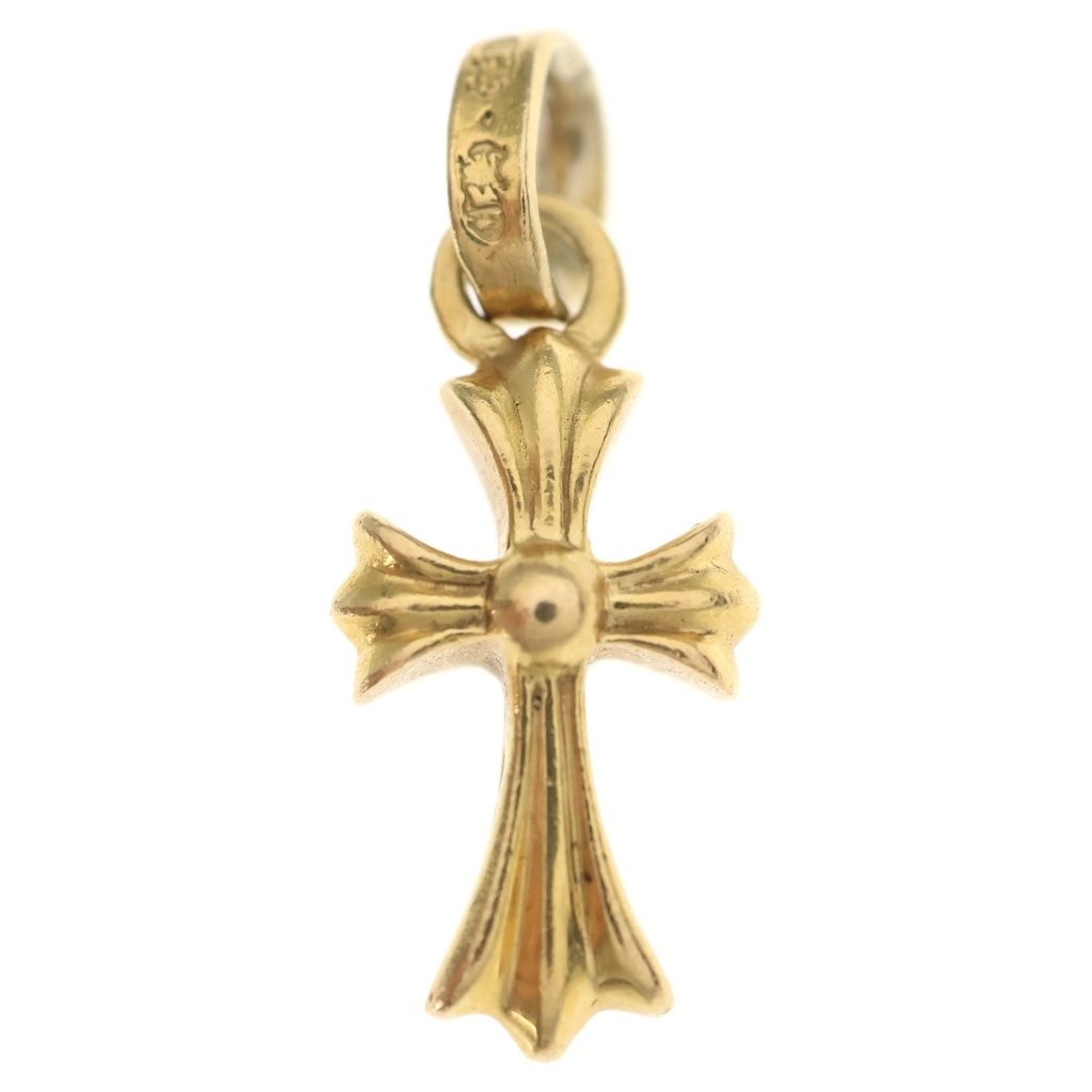CHROME HEARTS (クロムハーツ) 22K CRS BBYFAT ベイビーファットクロス ペンダントトップ ゴールドBCA037