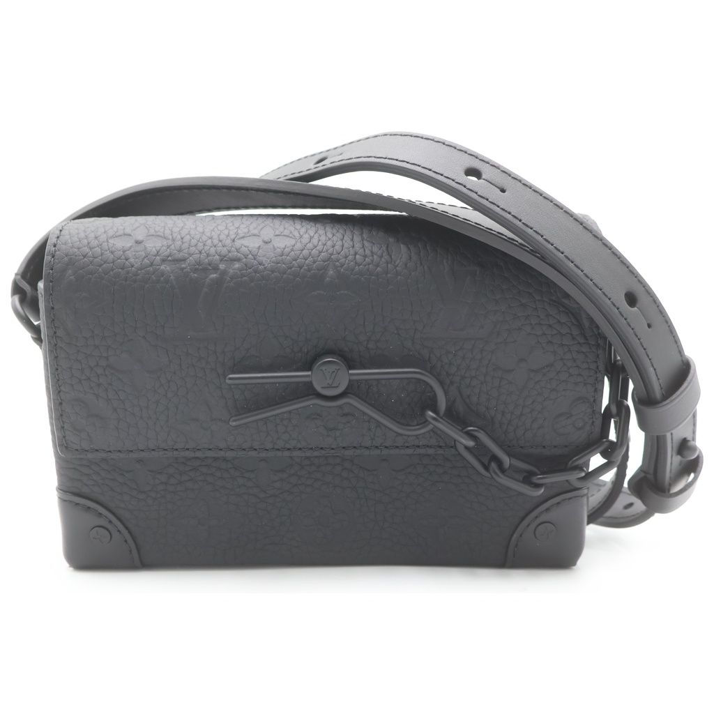 LOUIS VUITTON (ルイヴィトン) モノグラムトリヨン スティーマー ウェアラブル ウォレット レザー ショルダーバッグ ブラック M81746
