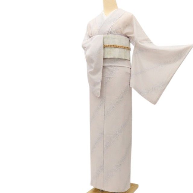 百華❀Y5118◇夏着物 紗紬 正絹 居敷当て付き 手縫い仕立て 大島紬