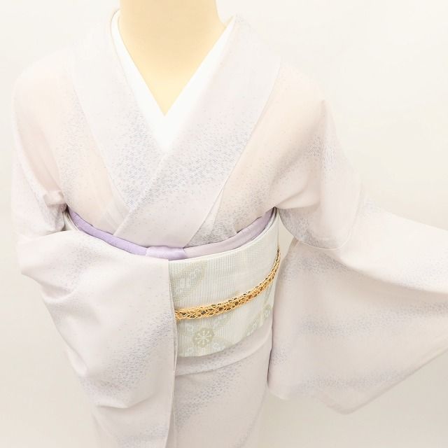百華❀Y5118◇夏着物 紗紬 正絹 居敷当て付き 手縫い仕立て 大島紬