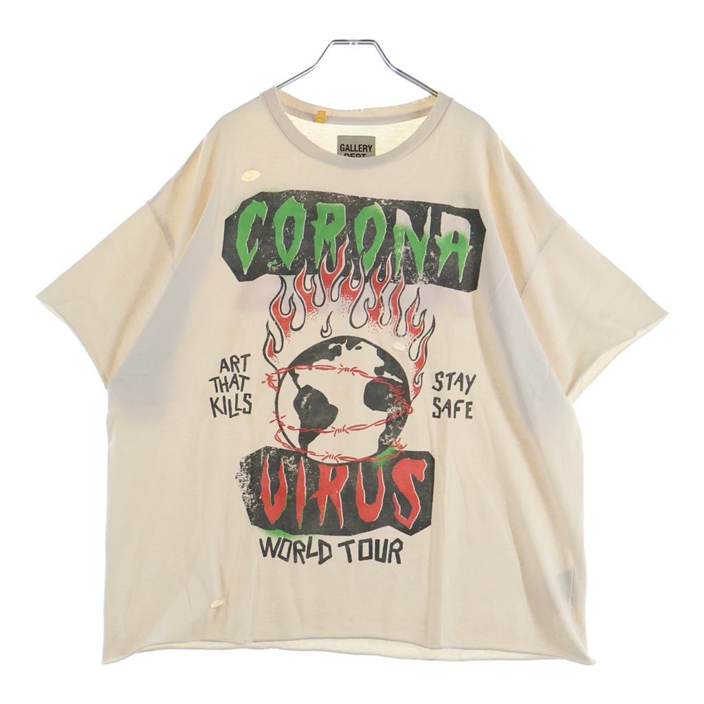 GALLERY DEPT. (ギャラリーデプト) ATK Corona Tour Tee コロナ ツアー 半袖Tシャツ ホワイト