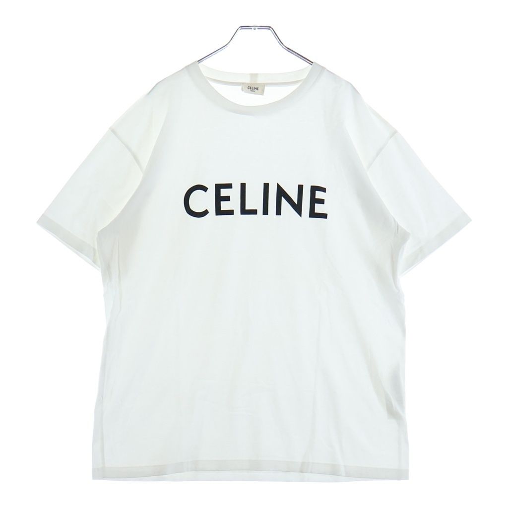 CELINE (セリーヌ) フロントロゴプリント 半袖Tシャツ 2X681501F ホワイト