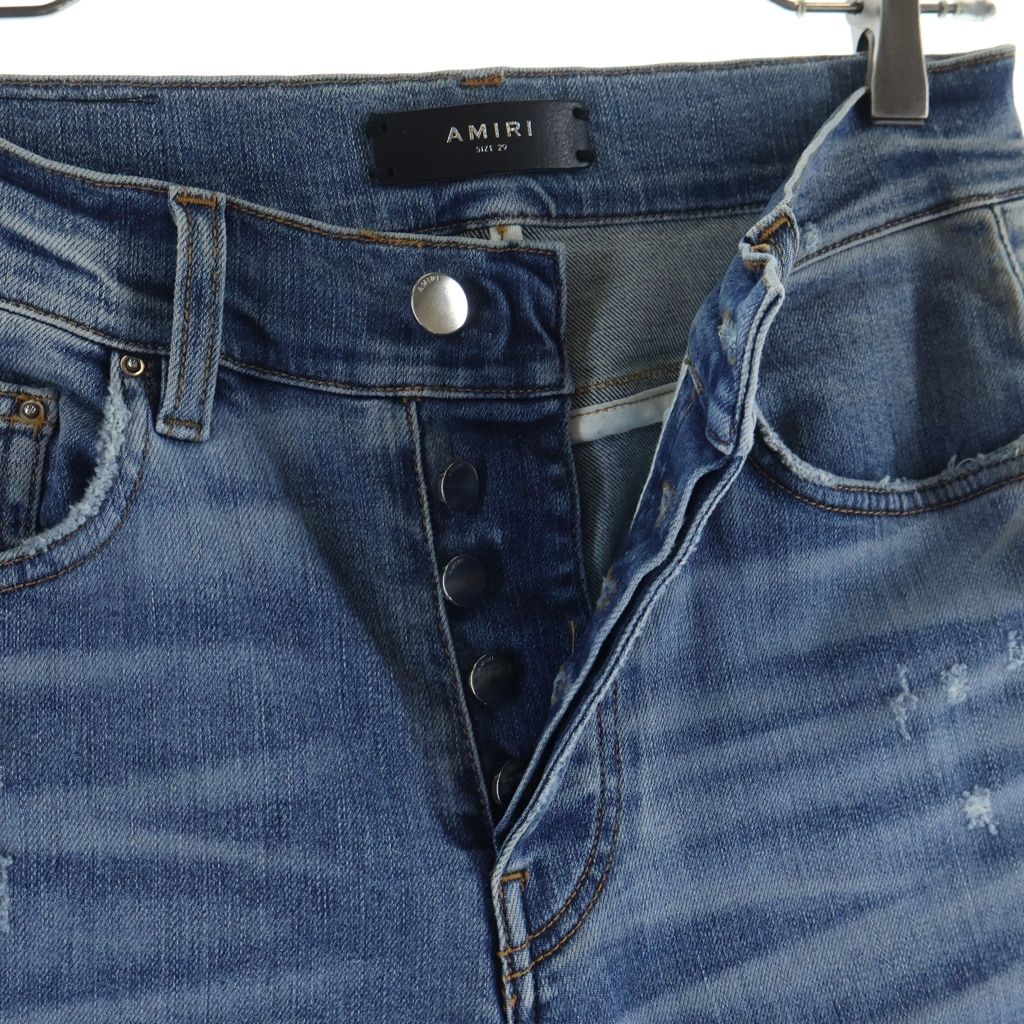 AMIRI (アミリ) MX1 Destroyed Bandana Jeans ディストロイド ダメージ
