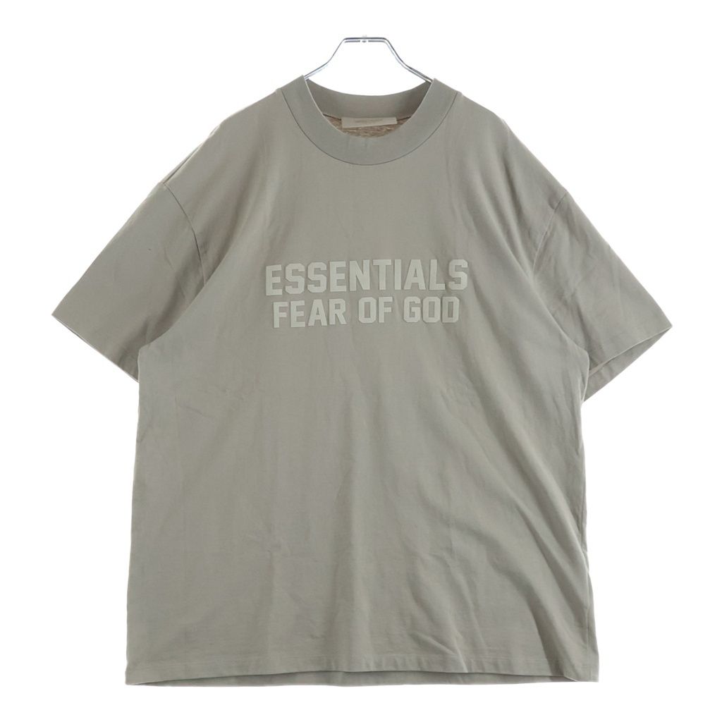 FEAR OF GOD ESSENTIALS (フィアオブゴッド エッセンシャルズ) Felt Logo S/S T-Shirts フェルトロゴショートスリーブTシャツ クルーネック半袖Tシャツ ベージュ