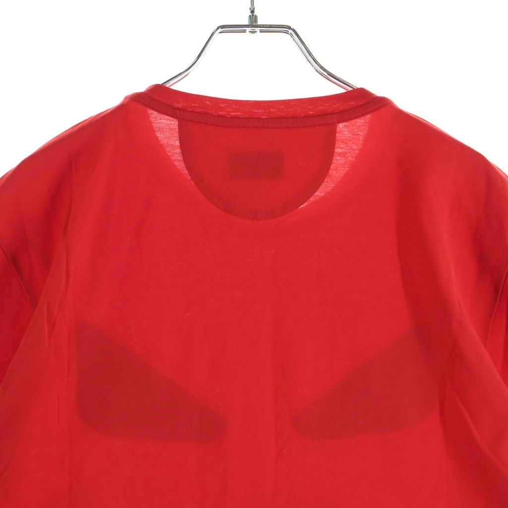 FENDI (フェンディ) Monster Eyes Tee モンスター アイズ 半袖Tシャツ カットソー レッド FY0722 94T