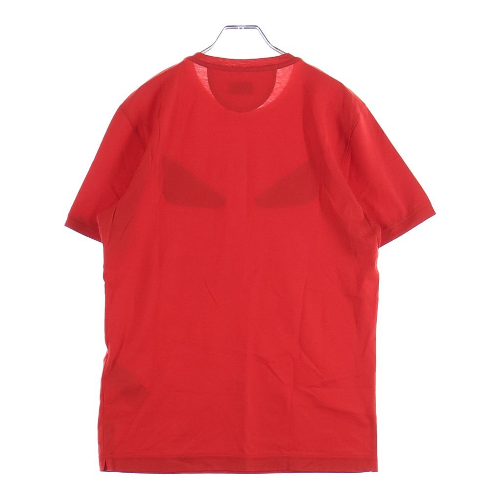 FENDI (フェンディ) Monster Eyes Tee モンスター アイズ 半袖Tシャツ カットソー レッド FY0722 94T