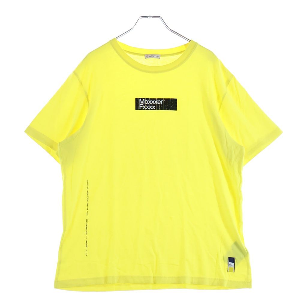 MONCLER (モンクレール) 19SS ×FRAGMENT DESIGN Maglia フラグメント デザイン 半袖Tシャツ カットソー イエロー E109U8003050 8391Q 9,496円