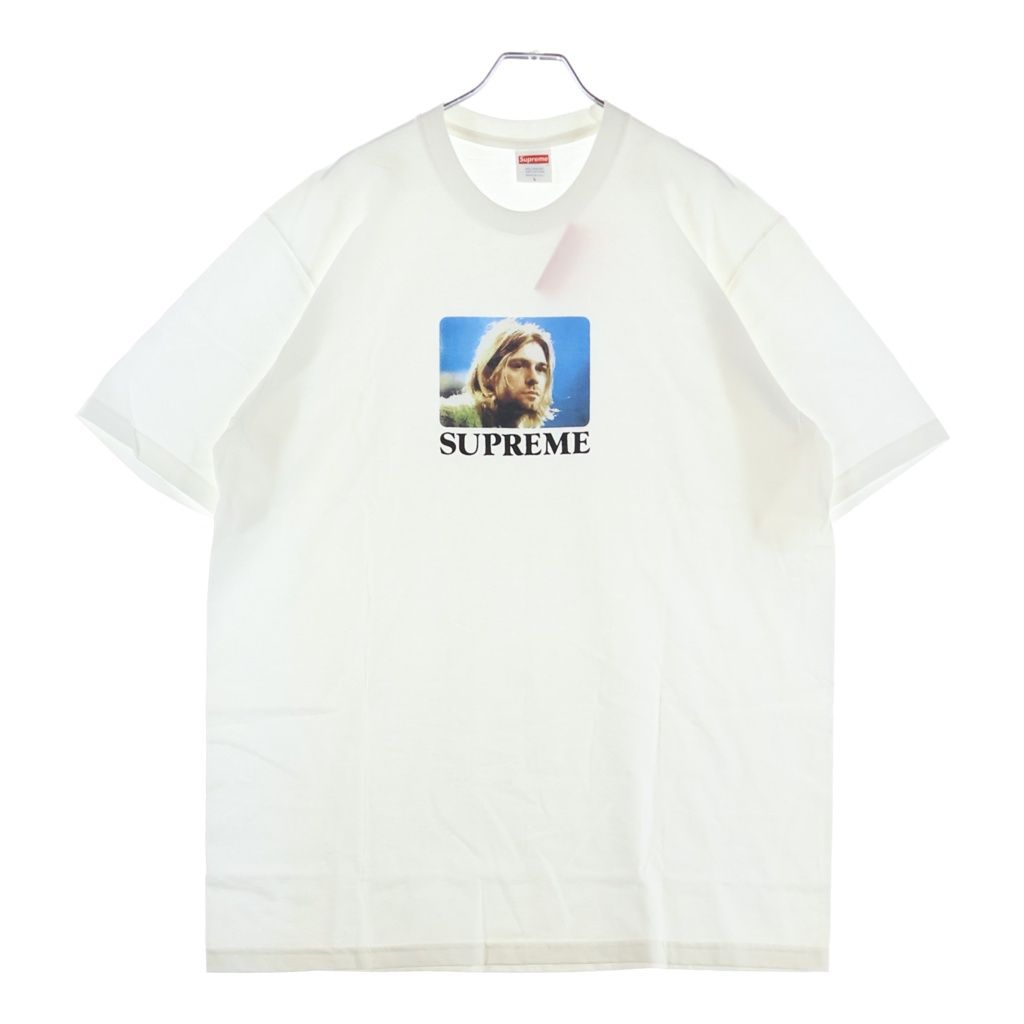 SUPREME (シュプリーム) 23SS Kurt Cobain Tee カートコバーン フォトプリント クルーネック 半袖Tシャツ カットソー ホワイト