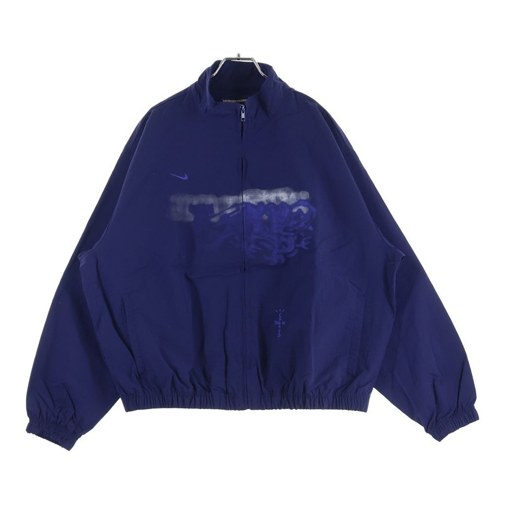 TRAVIS SCOTT (トラヴィススコット) Cactus Jack xFragment xTokyo Windbreaker Zip Jacket カクタスジャック フラグメント ナイキ 東京ウィンドブレーカージャケット ブルー