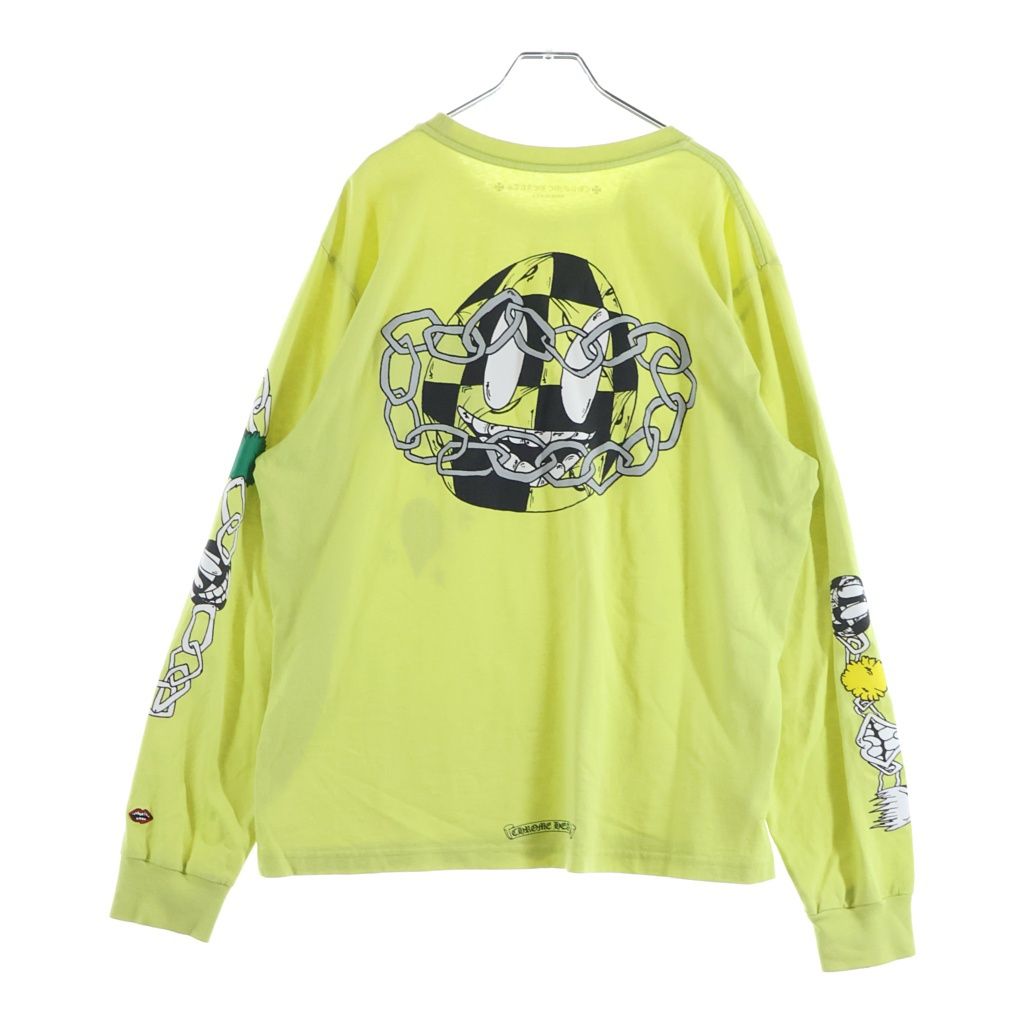 CHROME HEARTS (クロムハーツ) ×MATTY BOY PPO CHAIN GAME L/S T-SHIRT マッティボーイ チェーンゲーム 長袖Tシャツ カットソー イエロー