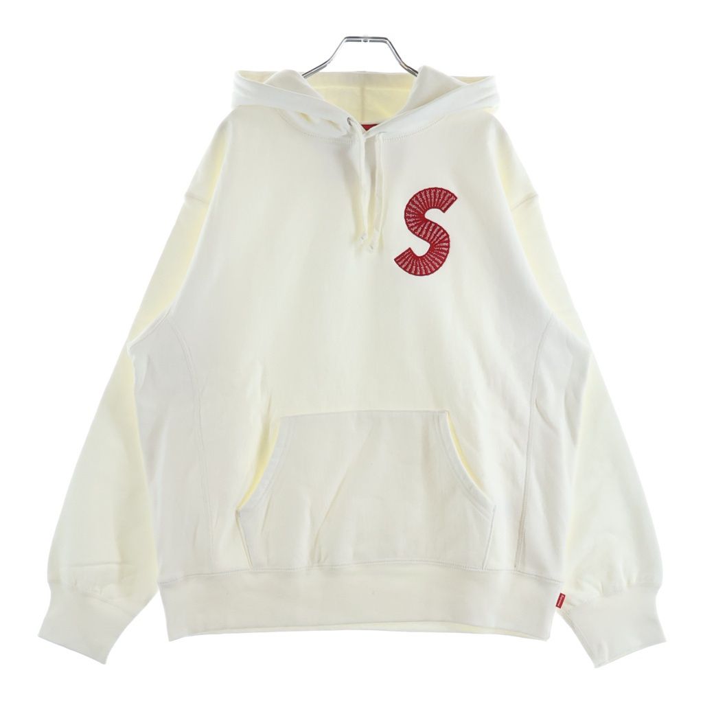SUPREME (シュプリーム) 20SS S Logo Hooded Sweatshirt Sロゴ スウェット プルオーバーパーカー ホワイト